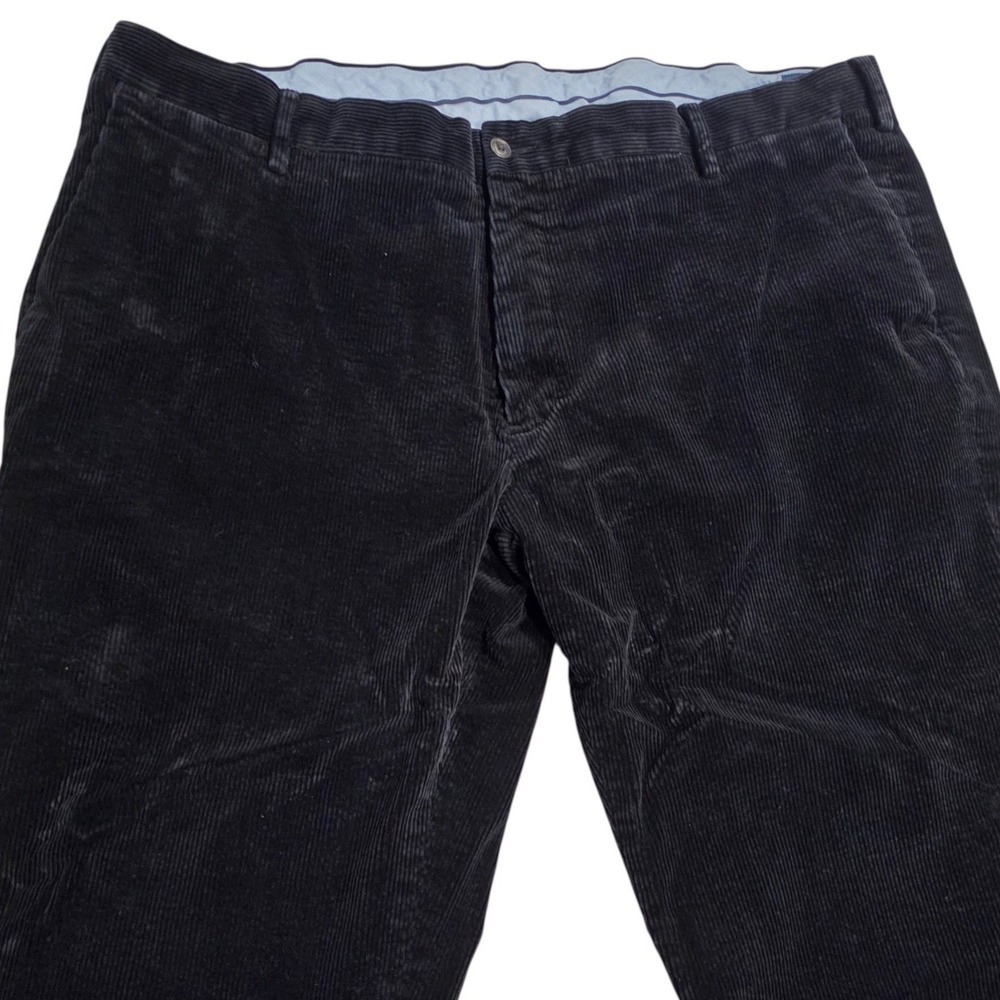 Polo Ralph Lauren Mens Corduroy Pants Black Classic Fit 40x29 (Tagged 42)